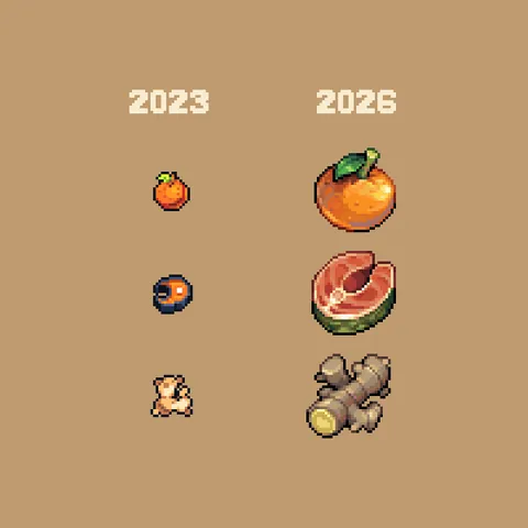 Progress pic 16x16 VS 32x32