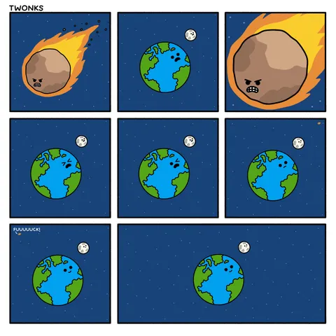 [OC] Near miss ☄️