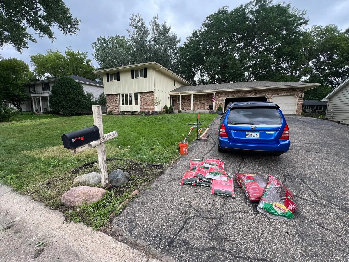 My first ever DIY mailbox/bed refresh -  great learning experience [Minnesota, USA]