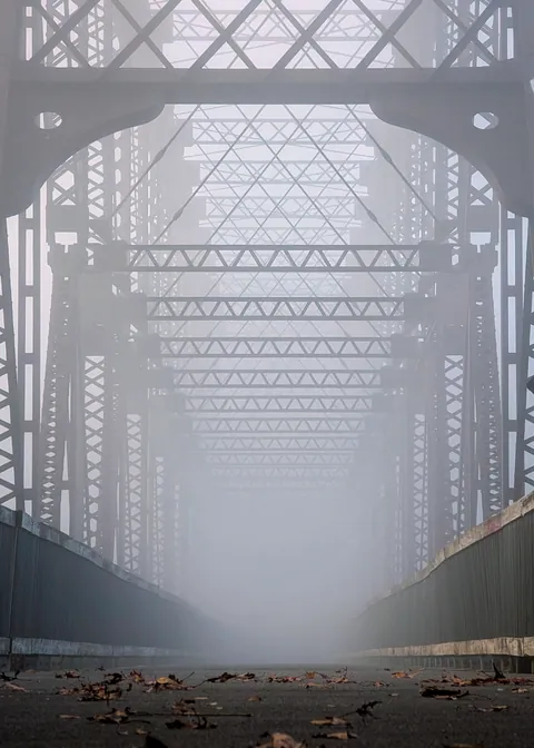 A Spooky Bridge In The Morning