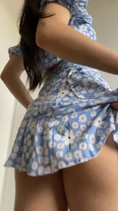 Skirts are best worn without panties