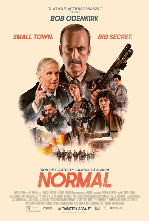 First Poster for Action-Thriller 'Normal' - Starring Bob Odendirk &amp; Lena Heady - The new sheriff of a small town in Minnesota uncovers a dark secret while investigating a botched bank robbery.
