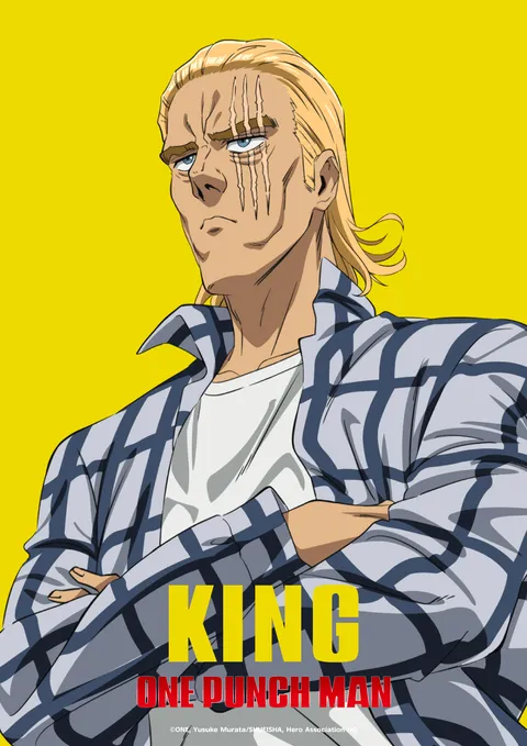 'One Punch Man' Season 3 Hero Visual #2 (King)