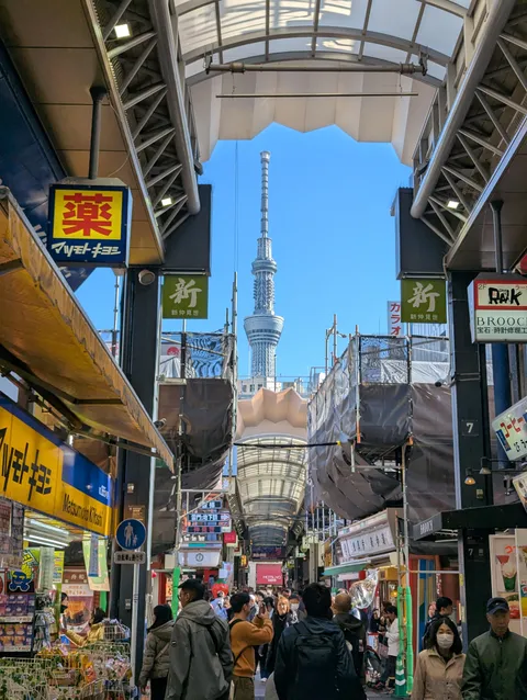 A market in Tokyo