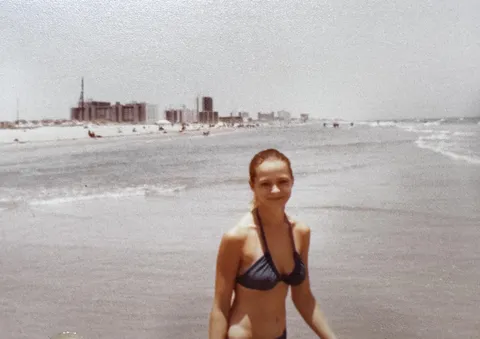 Me on my honeymoon. South Padre Island, Texas  1982