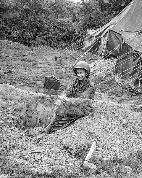 [OC] My antifa army nurse mother in France WWII