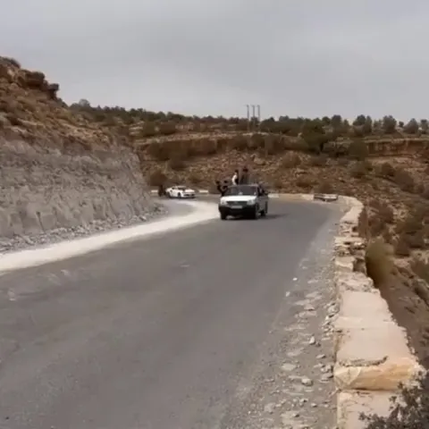 A wedding convoy in Algeria