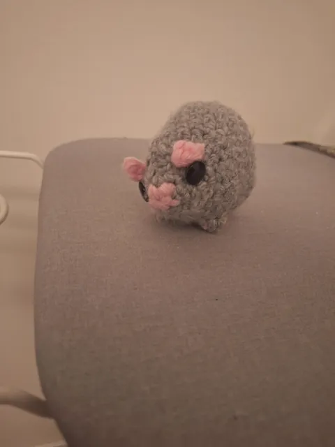 Tried to crochet a rat. Must have done too many increases because uhhh...
