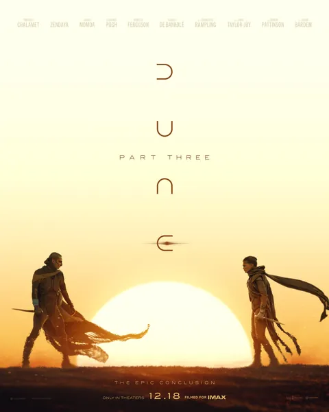 Official Poster for 'Dune: Part Three'