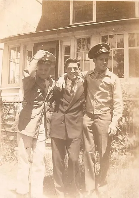 My Dad and his brother coming home from the Antifa rally