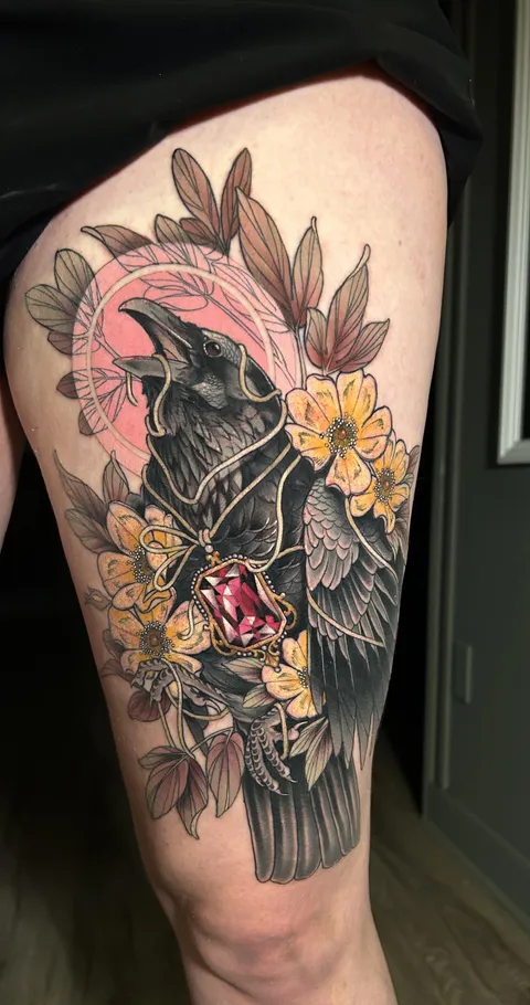 Finished leg piece by Alec [Private Studio], Ottawa, ON