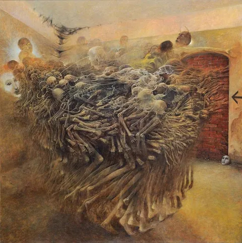 Zdzisław Beksiński painted some of humanity’s darkest, dystopian nightmares. In 2005, his life ended in a bizarre real-life tragedy over a refusal to lend 100 zlotys.