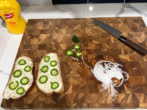 [homemade] hot ham and cheese