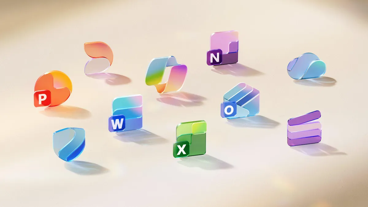 Microsoft released the new office icons , don't they look familiar, they look like liquid glass, i think we can all confirme that windows 12 will have a glassy look like apple liquid glass