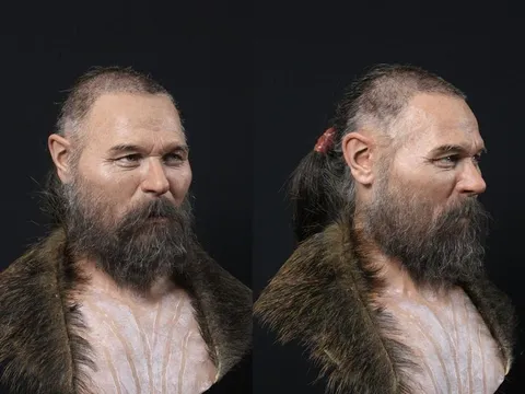 Reconstructed Image Of A Man Who Lived 8,000 Years Ago, Created By Scientists From His Skull