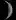 My clearest image of the crescent Moon