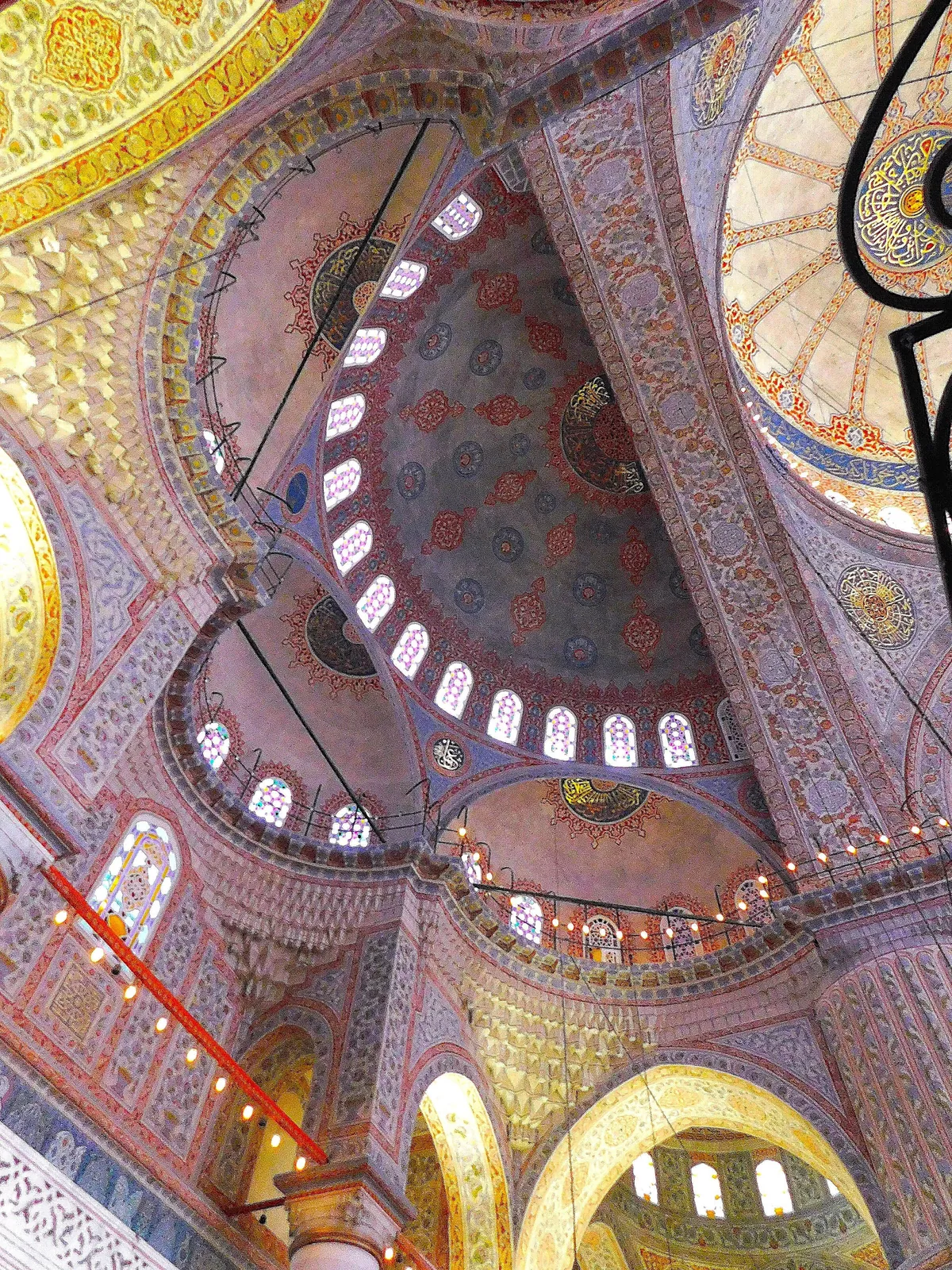 Blue Mosque in Istanbul, Turkey (17th cen.) [OC]