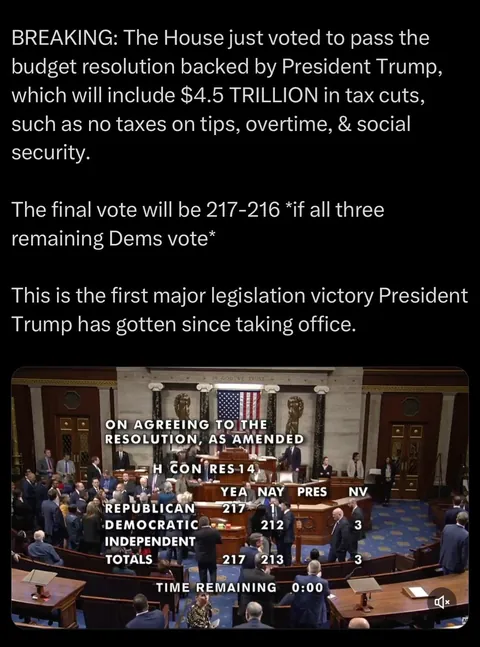 House spending bill passes, giving President Trump &amp; Speaker Johnson a legislative victory