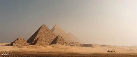 ITAP of the Great Pyramids of Giza