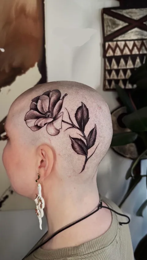 Shaved my head on a whim and then decided I didn’t want to be completelyyy bald