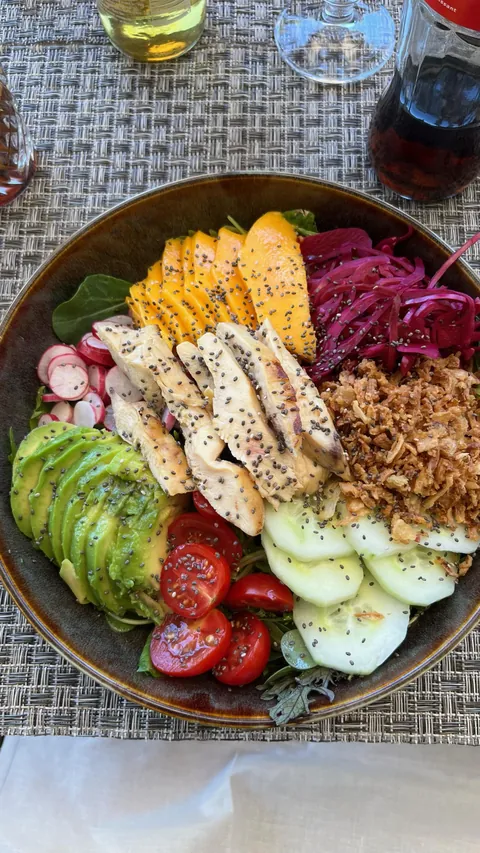 chicken bowl i had for lunch a while back