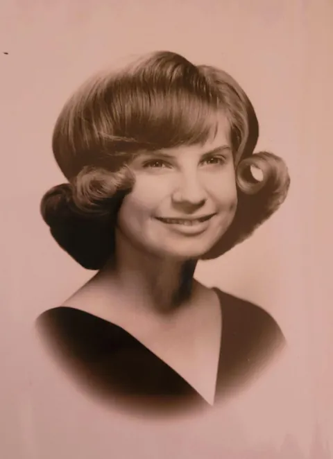 Mom's 1965 High School Graduation Hair