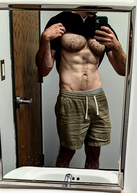 Literal cute dad next door but hiding a big secret from the neighborhood [38]
