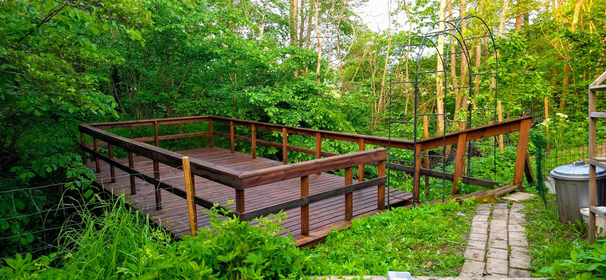 Built a Greenhouse on a Deck Over my Creek: A Summer-Long DIY Adventure