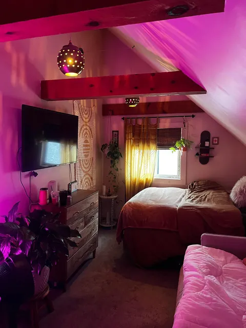 My spare room on a snowy winter morning