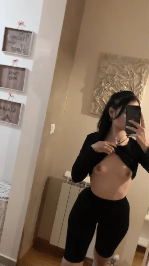 my 19yo tits are the smallest in my gym and i'm embarrassed about it... u think i should get a boobjob or nah?