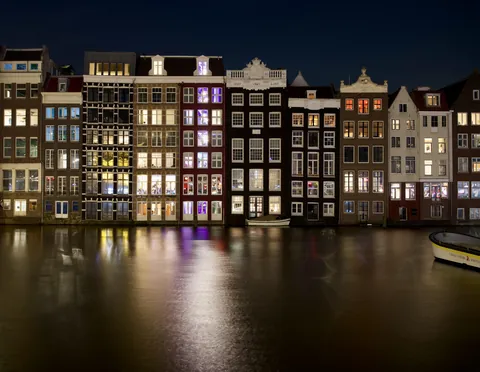 Amsterdam canal homes