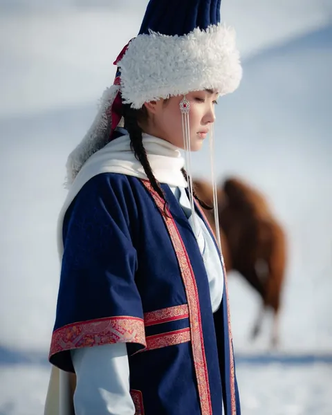 Team Mongolias winter olympics outfits