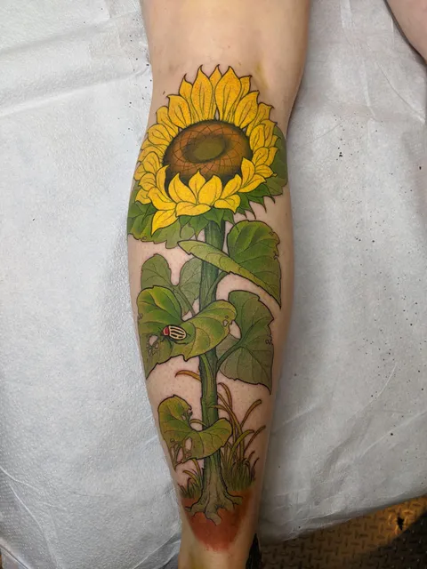 My homage to my step father who passed last summer. Done yesterday by Zach Crisp at Golden Spiral Studios in Greensboro, NC.