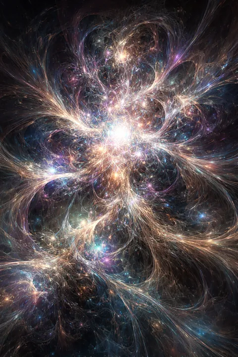 Prompt: "Create an image of a being that the human mind can't possibly begin to visualize or understand"