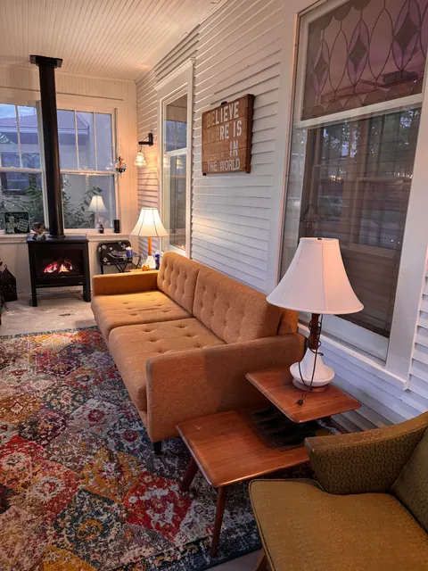 Porch update - we painted and we are getting the floors refinished this spring.