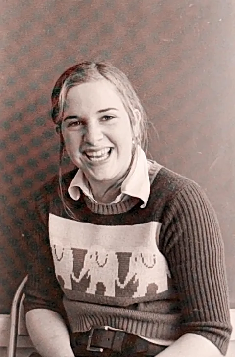 Rough phone scans of film in a camera bag from an estate sale - 1970s school photo day, Chicago area!