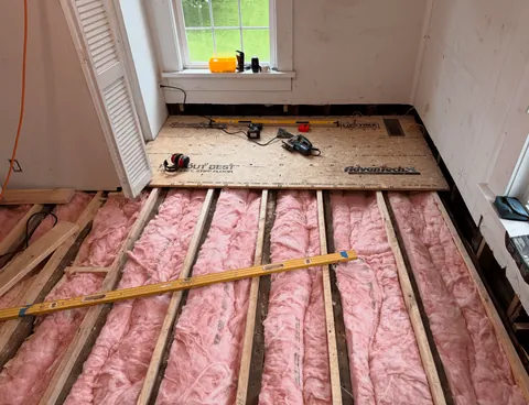 Replacing floor in older house - anything I should do while it's open?