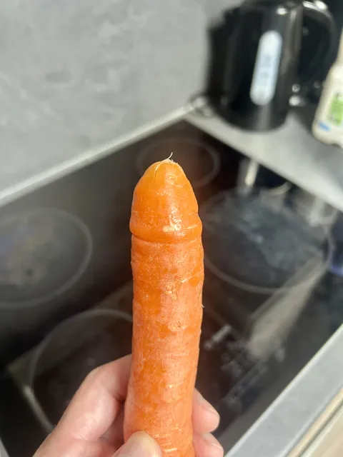 Got a carrot that looks like a penis