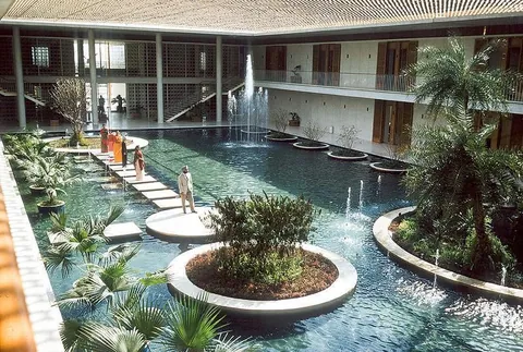 United States Embassy in New Delhi, India (1956-1959) by Edward Durell Stone