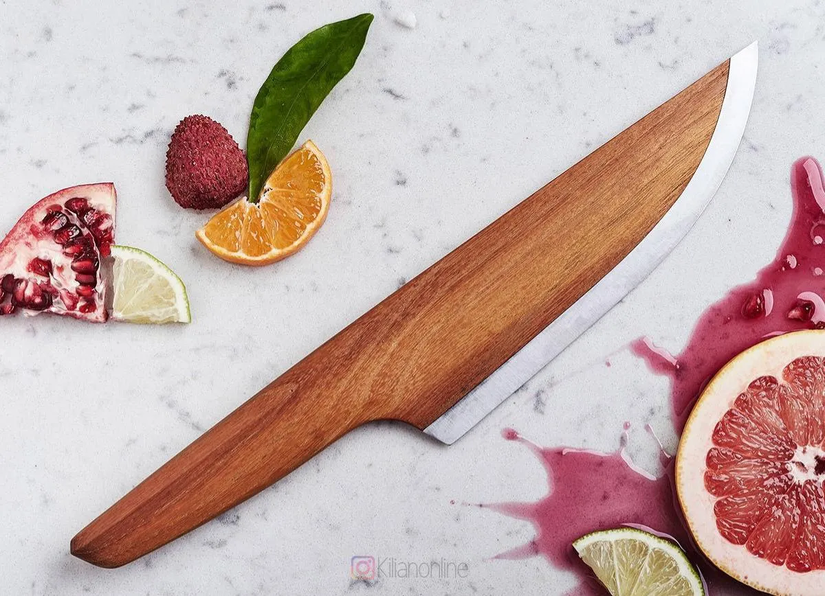 The SKID knife - 97% wood, 3% steel