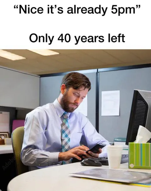 Stay ahead of wage slavery. Buy Bitcoin.