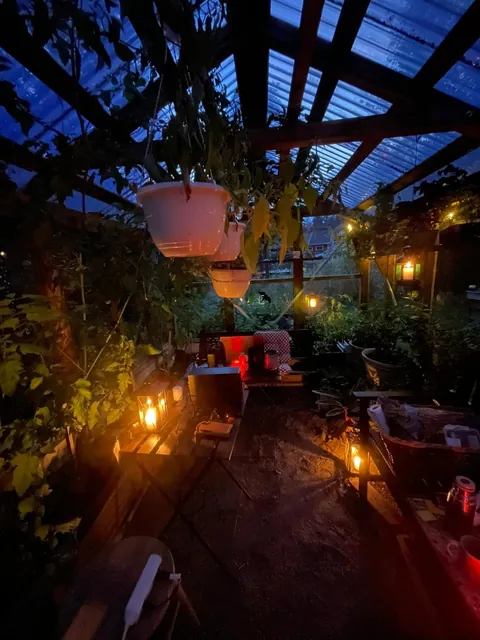 Post got removed, so I'll try again: autumn greenhouse nights w movies &amp; snacks