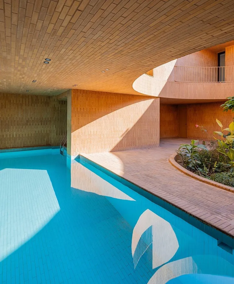 Brick - some contemporary residential buildings, iran. 