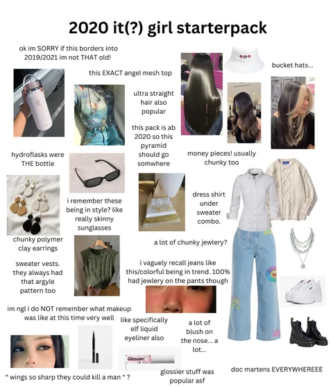 2020 it girl starterpack