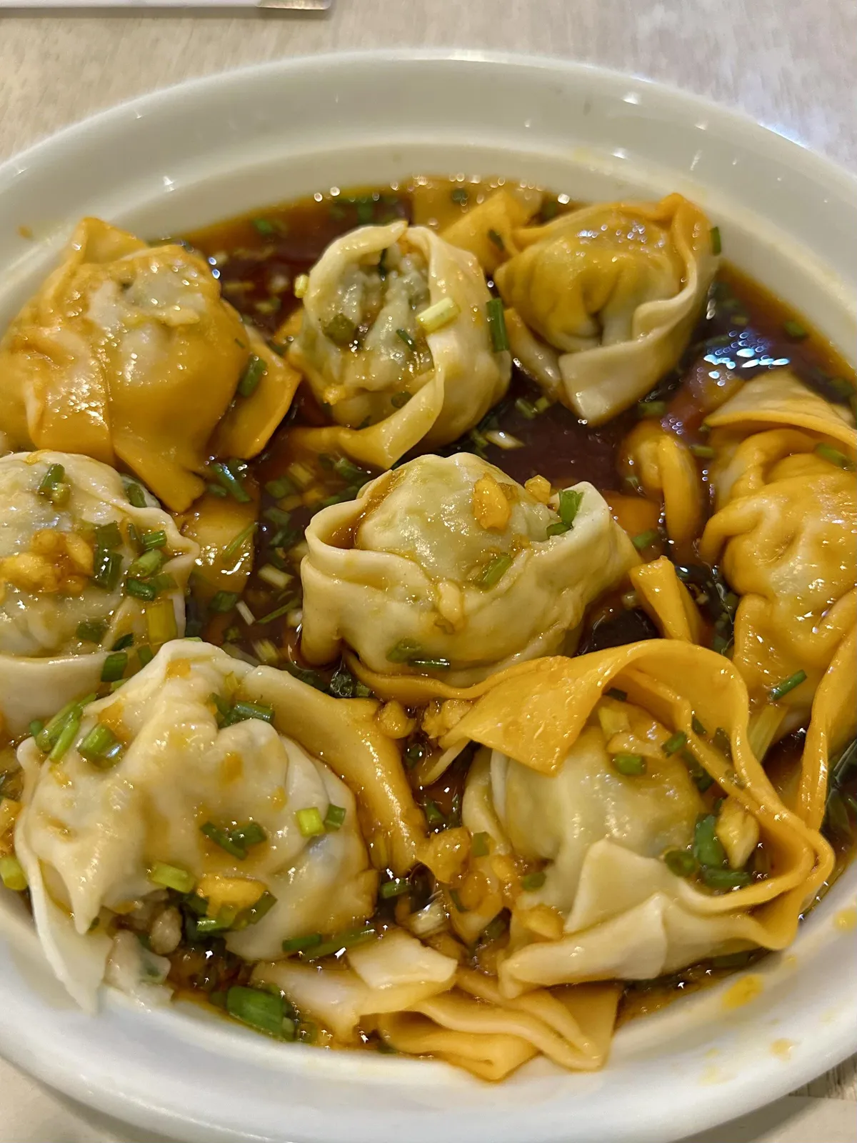 [I ate] Dumpling in Hot Chili Sauce