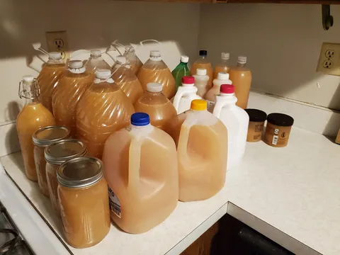 About 21 gallons