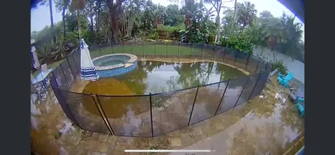 Hurricanes kept flooding my backyard so I buried 140ft of drainage pipe to prevent it.