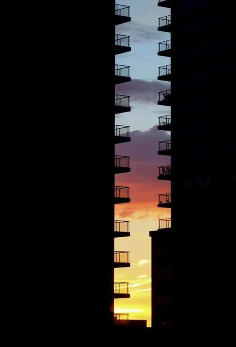 Different levels of a sunset is so beautiful!