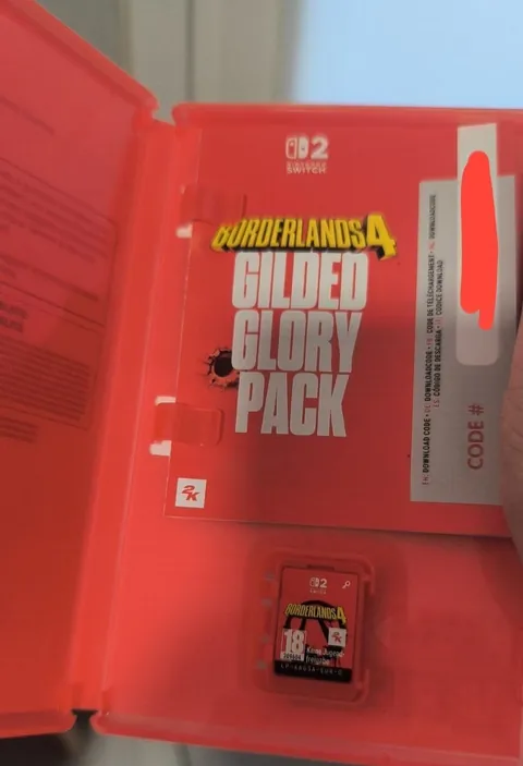 Borderlands 4 switch 2 physical Copy discovered(likely manufactered in 2025)