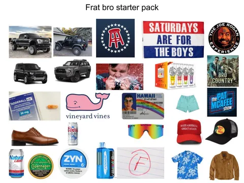 Frat bro starter pack